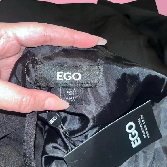 EGO Black Asymmetrical Dress - Picture 6 of 6